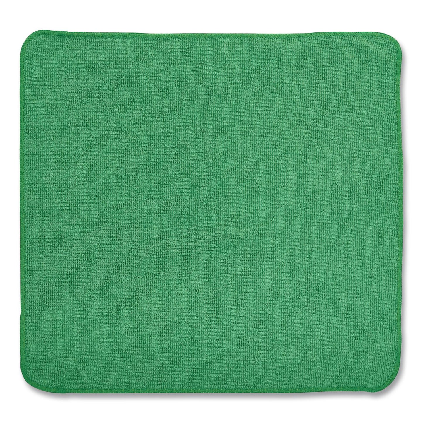 Microfiber Cleaning Cloths, 12 X 12, Green, 24/pack