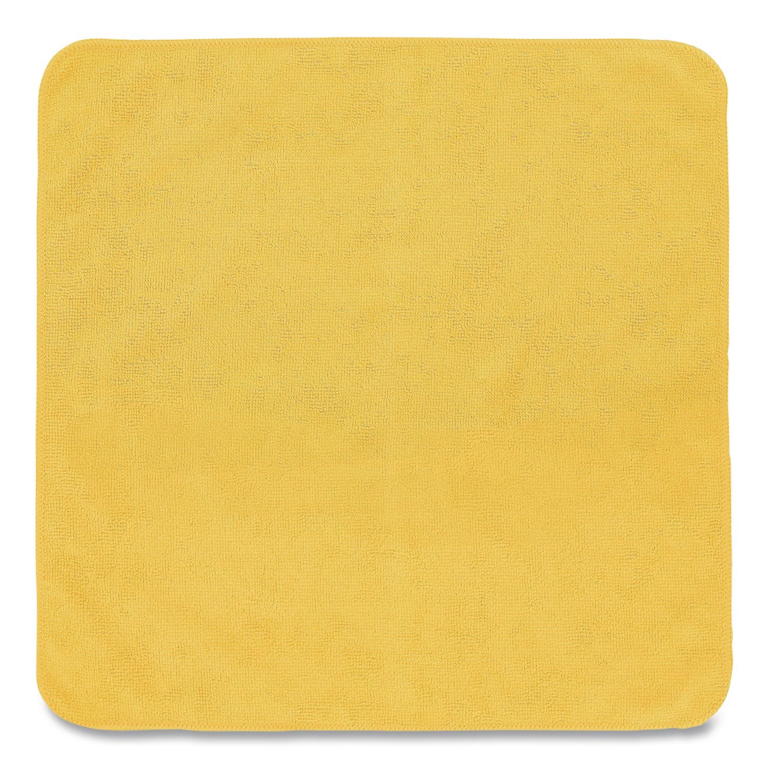 Microfiber Cleaning Cloths, 16 X 16, Yellow, 24/pack