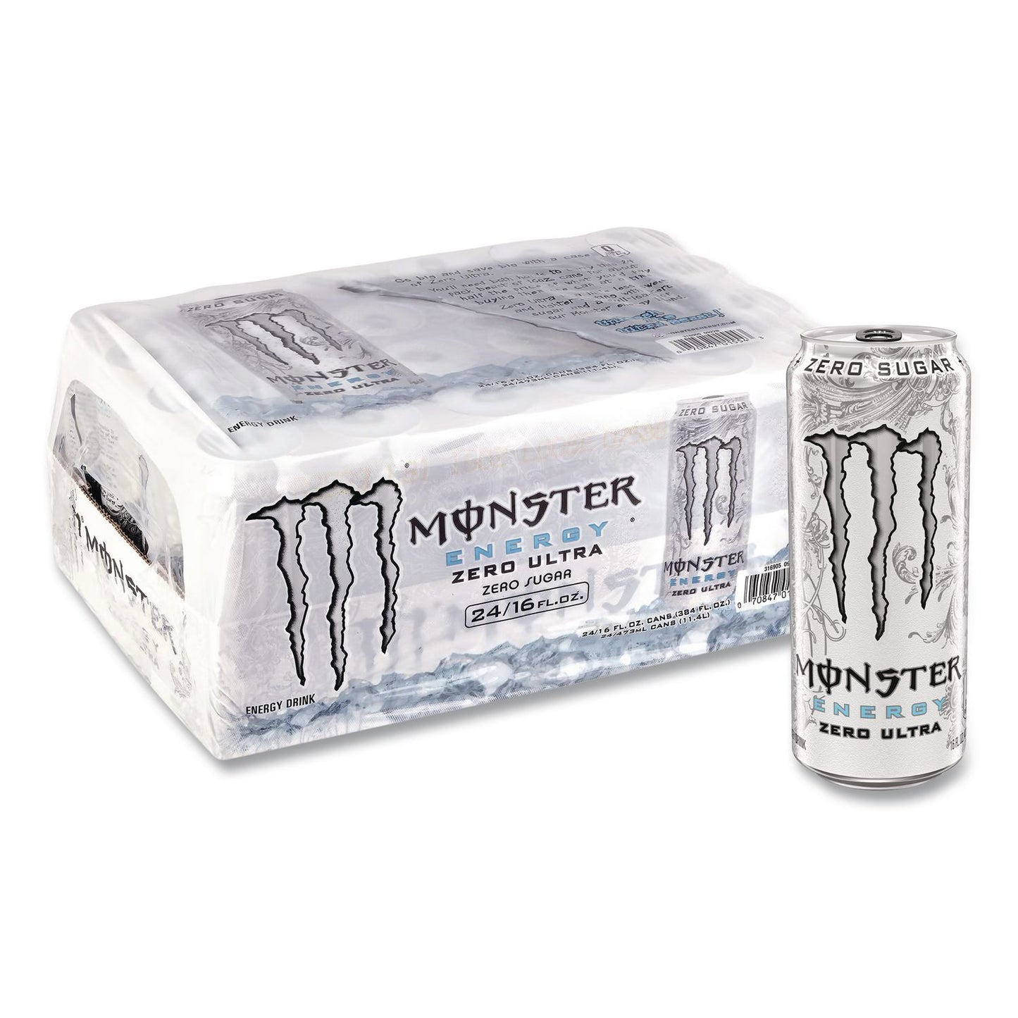 Ultra Zero, Original, 16 oz Bottle, 24/Carton