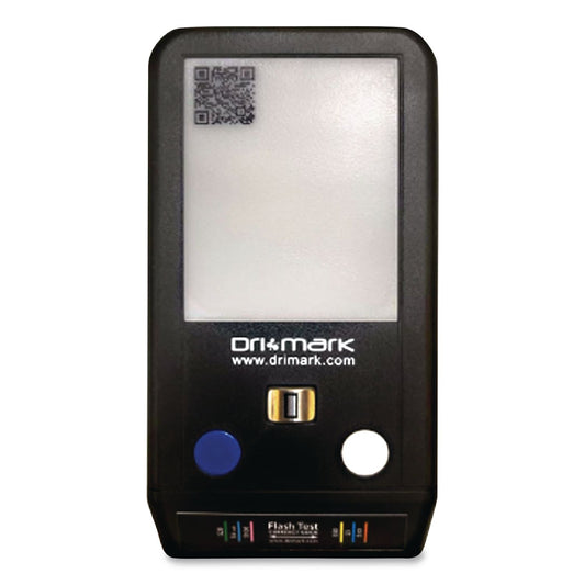 FlashTest Counterfeit Detector for USD, 3 Detection Methods, 2.5" x 4.5" x 0.8", Black