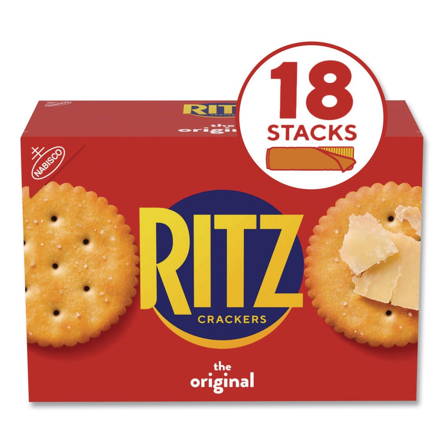 Original Crackers, Buttery, 18 Individually Wrapped Sleeves, 3 lb Box, 1 Box/Carton