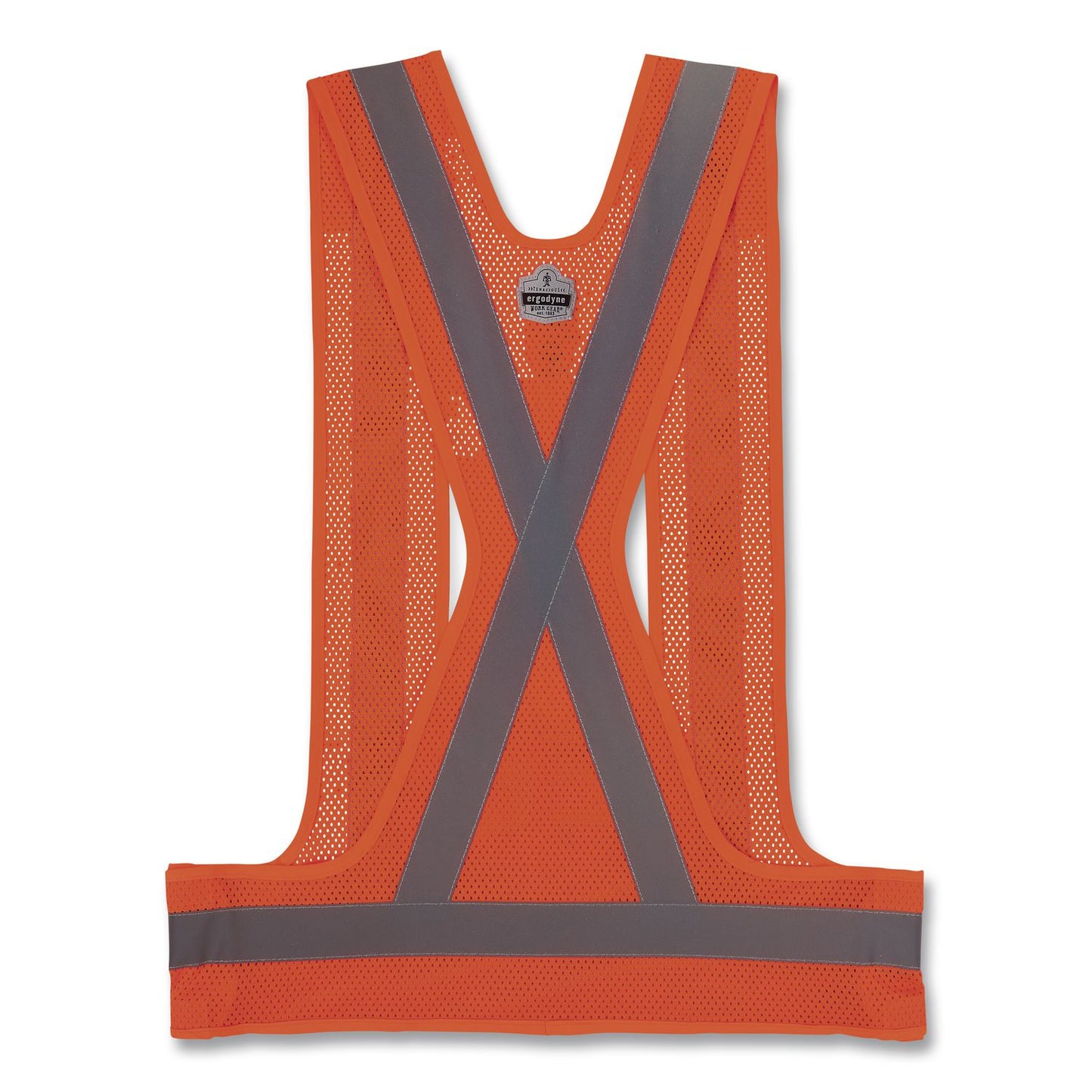 GloWear 8142BA Type O Class 1 Breakaway Hi-Vis Safety Vest, Polyester, Small/Medium, Orange