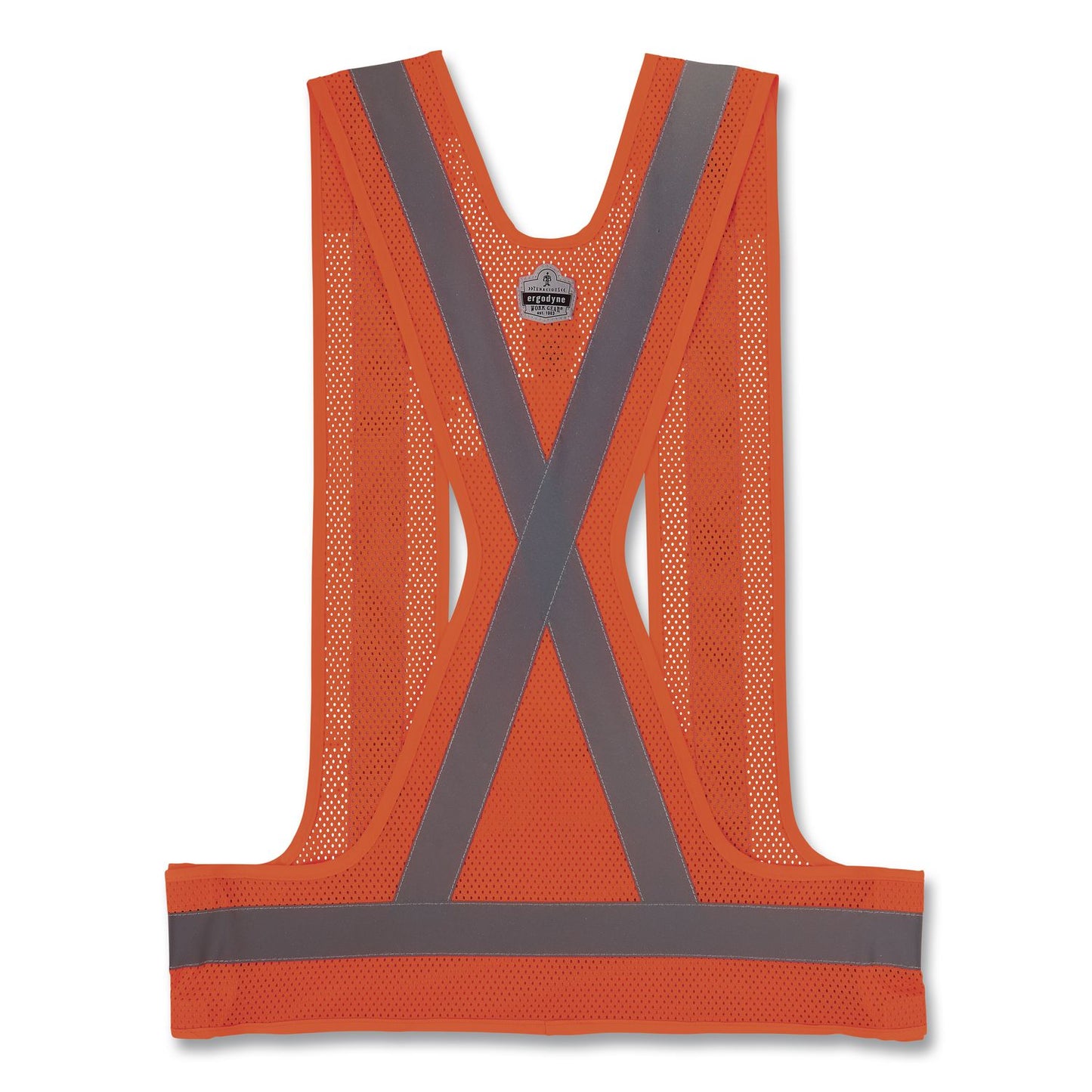 GloWear 8142BA Type O Class 1 Breakaway Hi-Vis Safety Vest, Polyester, Large/X-Large, Orange