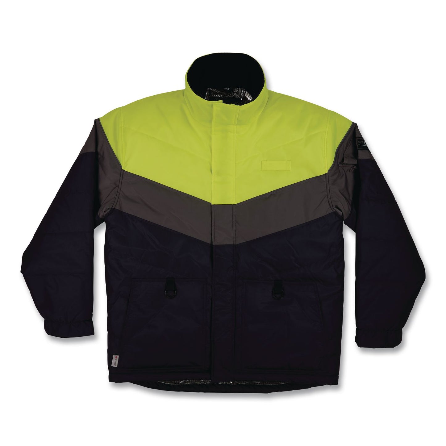 N-Ferno 6464 Insulated Freezer Jacket with AmpliFIRE Heat Reflective Lining, 2X-Large, Navy