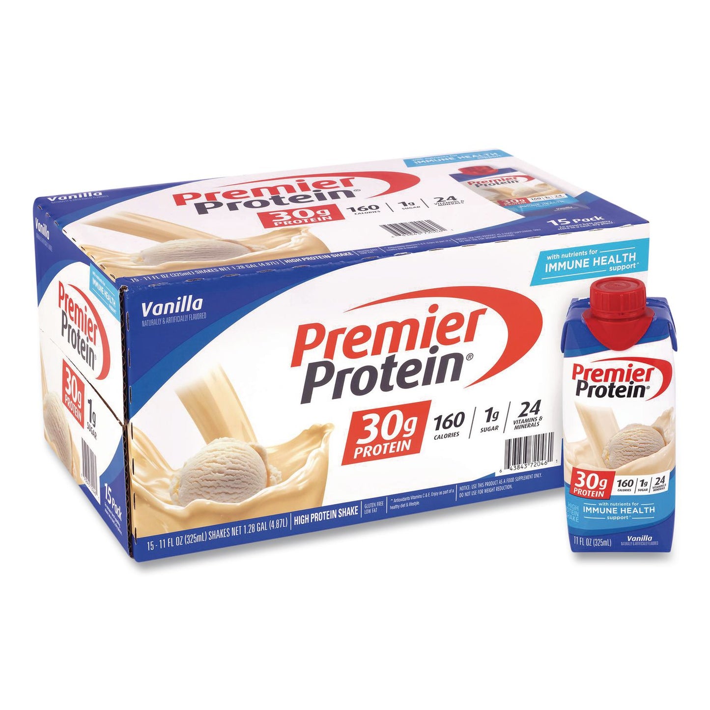 Vanilla Shake, 11 oz Bottle, 15/Carton