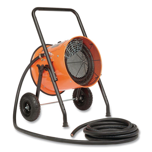 Portable Salamander Heater with Adjustable Thermostat, 30,000 W, 22 x 28 x 38.5, Orange