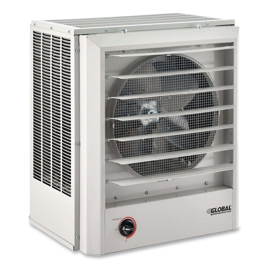 Unit Heater, Horizontal or Vertical Downflow, 20,000 W, 19 x 13.75 x 21.44, White