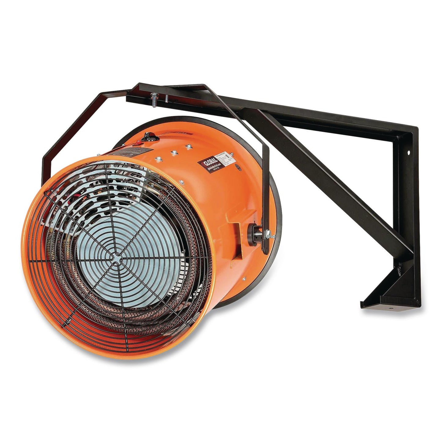 Electric Salamander Heater with Adjustable Thermostat 480 V, 30,000 W, 23.03 x 7.12 x 24.68, Orange