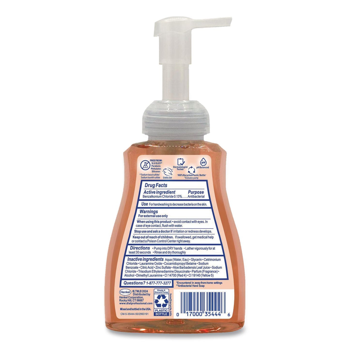 Original Antibacterial Defense Foaming Hand Wash, Original Scent, 10 oz Pump Bottle