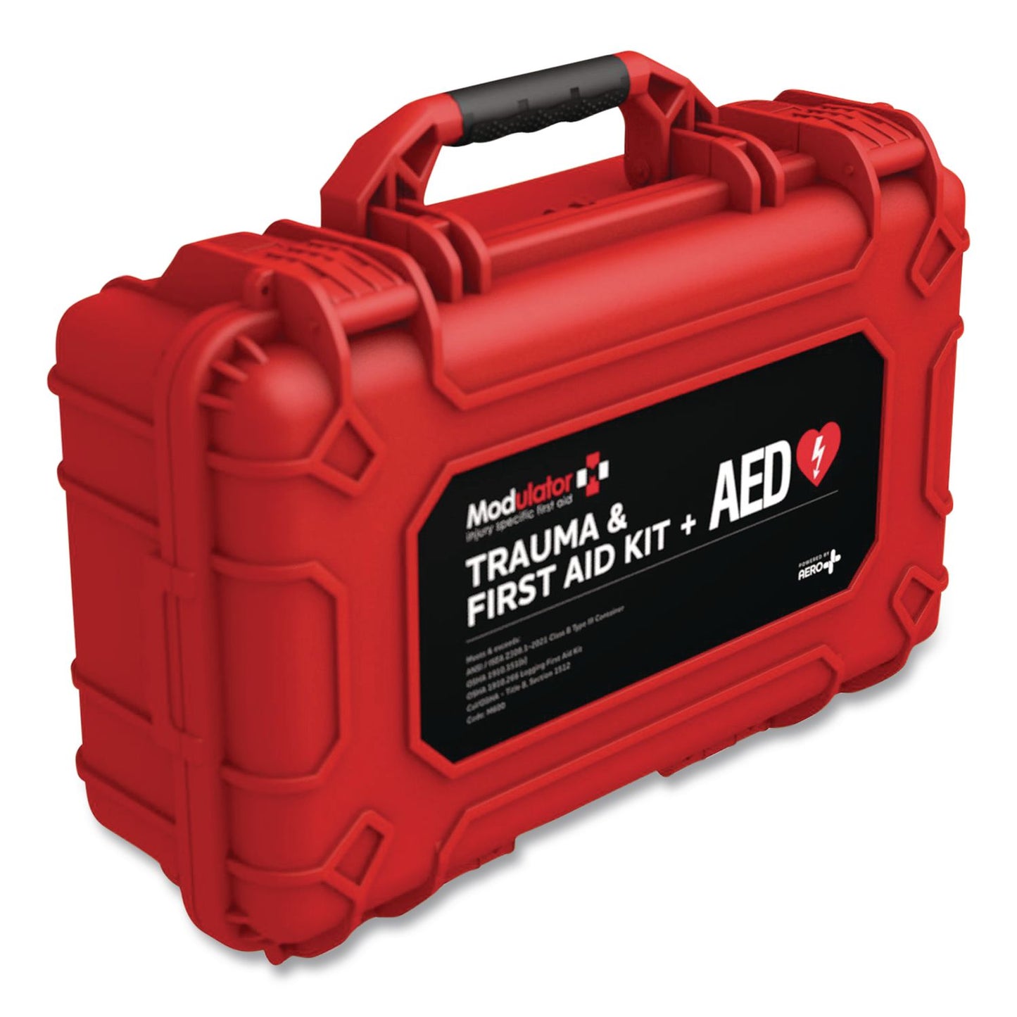Trauma Kit with HeartSine 450P - XL Rugged Hard Case, 287 Pieces