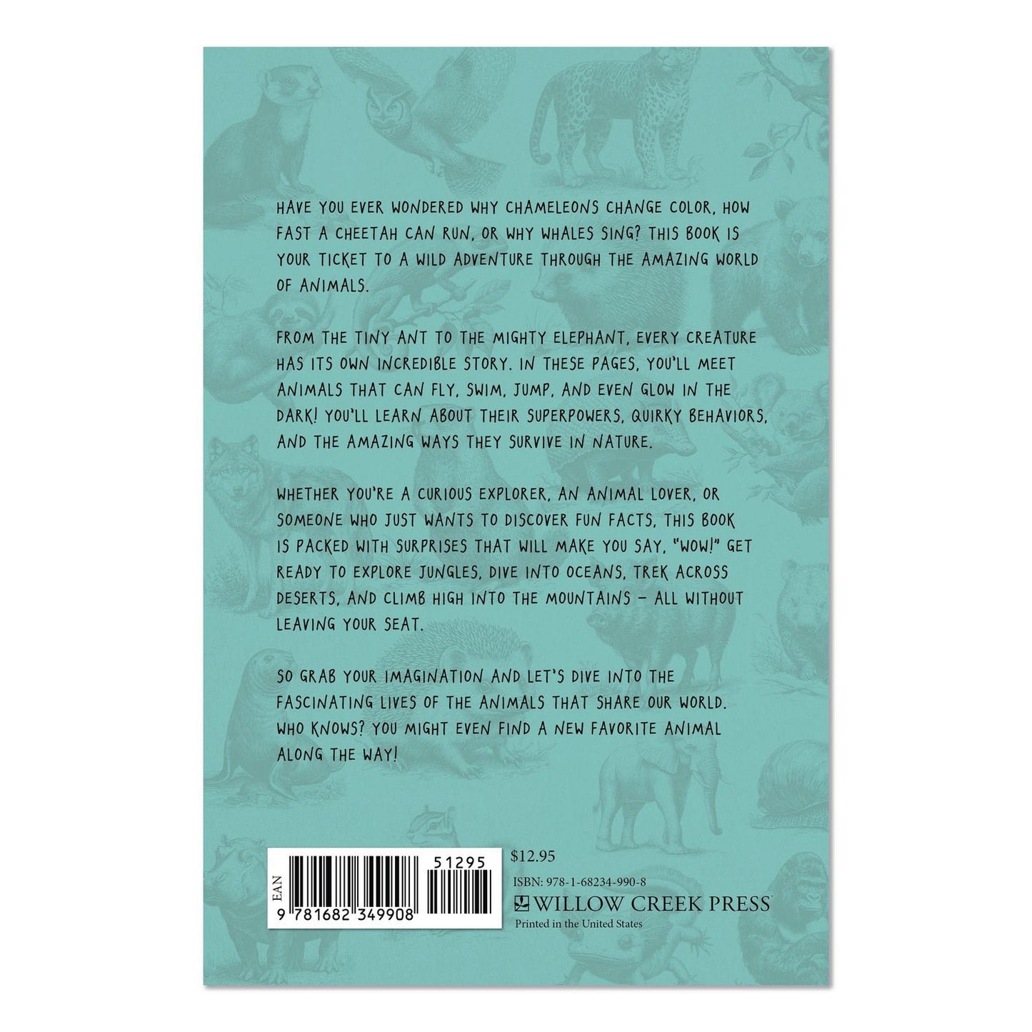 Animal Facts for Kids Softcover Book, Paperback, 112 Pages