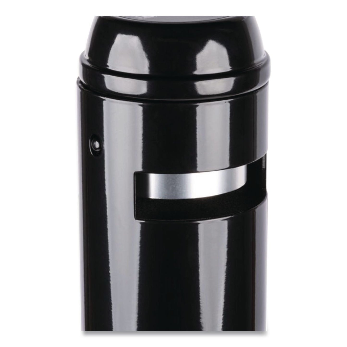 Smoker's Pole, Round, Steel, 0.9 gal, 4 dia x 41h, Black