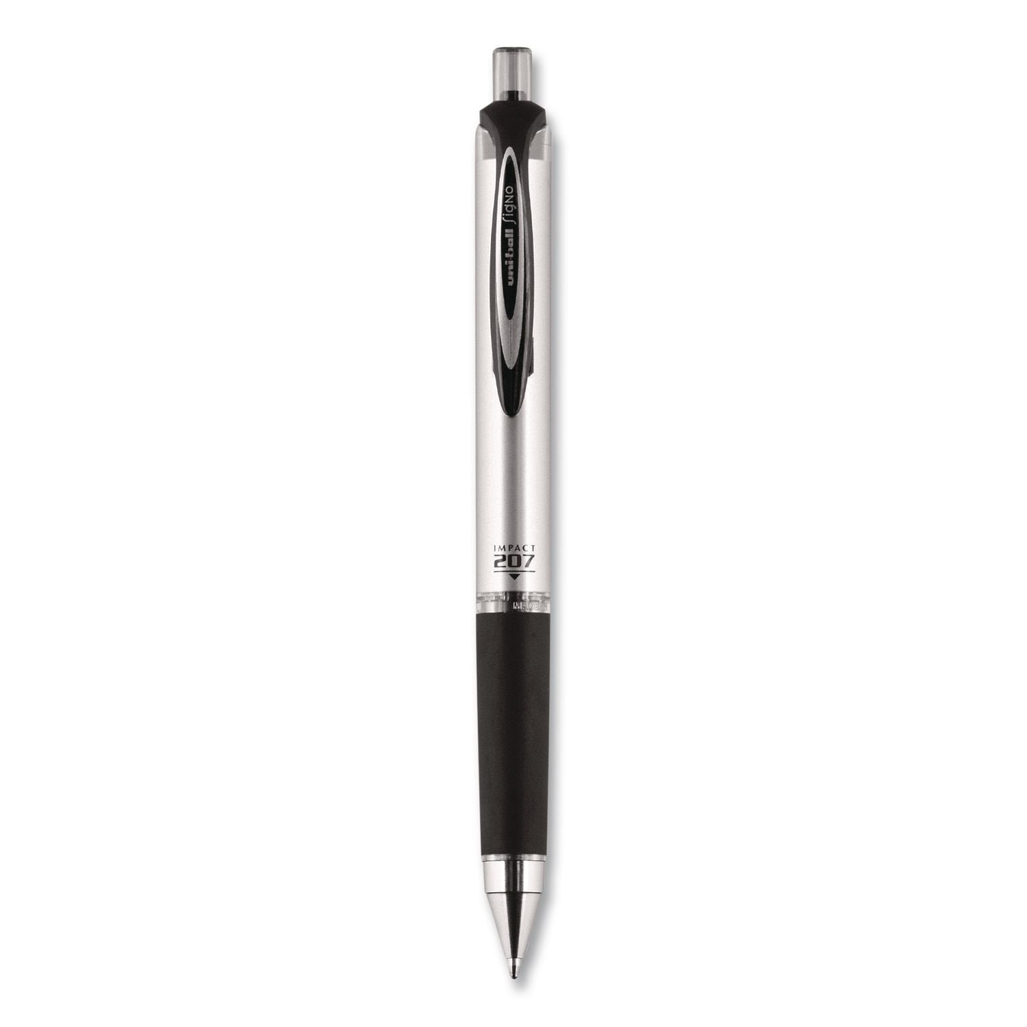 207 Impact RT Gel Pen, Retractable, Bold 1 mm, Blue Ink, Black/Blue Barrel