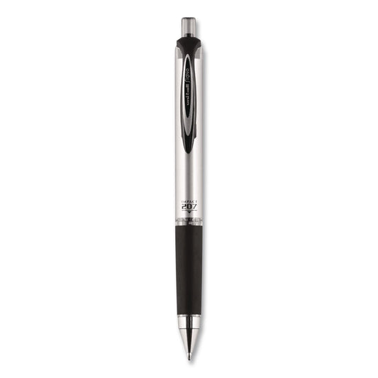 207 Impact RT Gel Pen, Retractable, Bold 1 mm, Blue Ink, Black/Blue Barrel