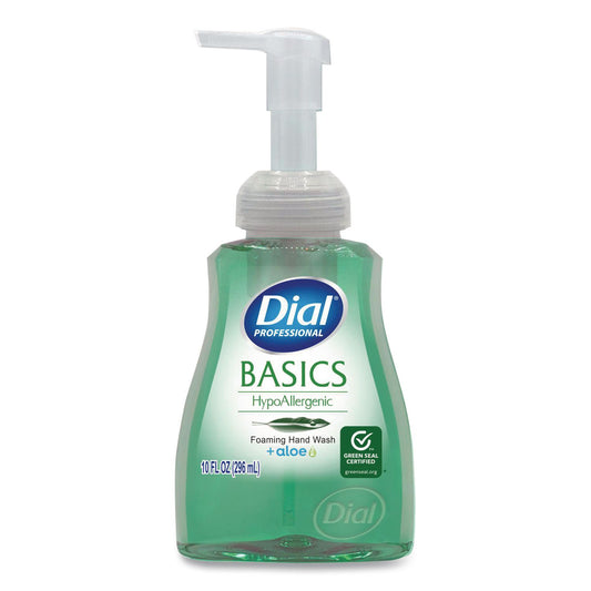 Basics Hypoallergenic Foaming Hand Wash, Aquatic, 10 oz Pump Bottle