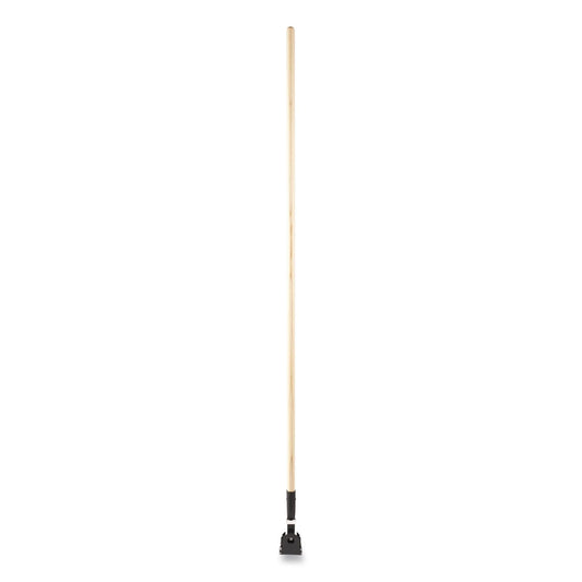 Snap-On Hardwood Dust Mop Handle, 1.5" dia x 60", Natural