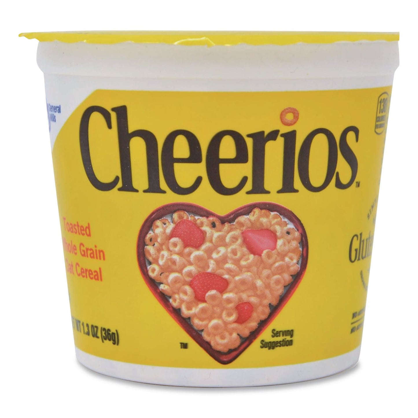 Cheerios Breakfast Cereal, Single-Serve 1.3 Oz Cup, 6/pack