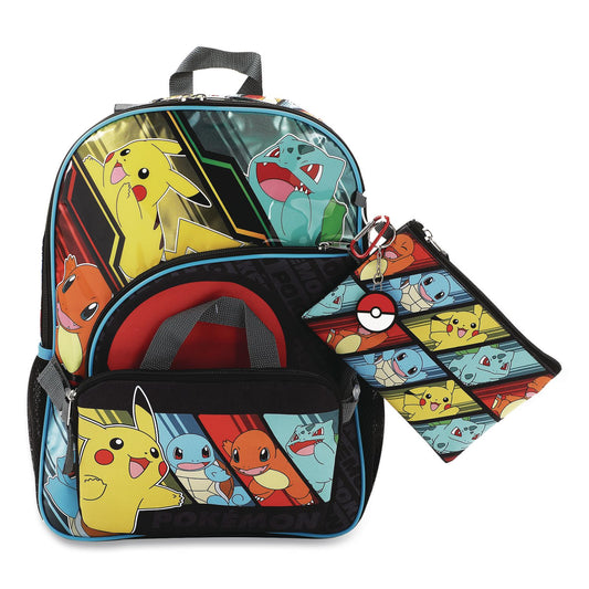 Pokemon Kids 5-Piece Backpack Set, Multicolor