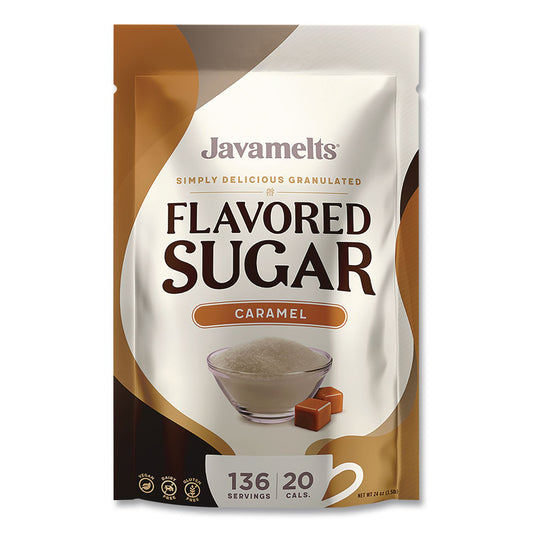 Flavored Sugar, Caramel, 1.5 lb Bag