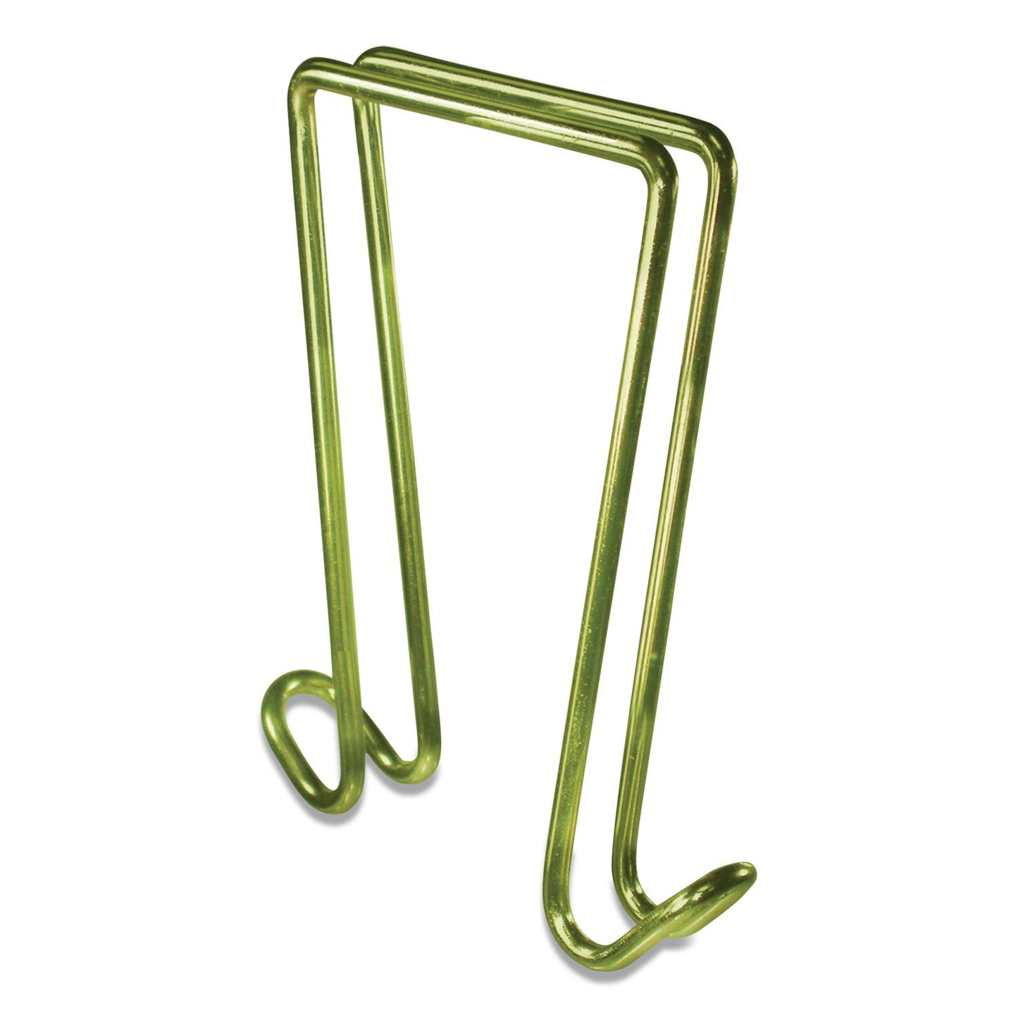 Double-Sided Coat Clip Cubicle Accessory, Metal, Brass