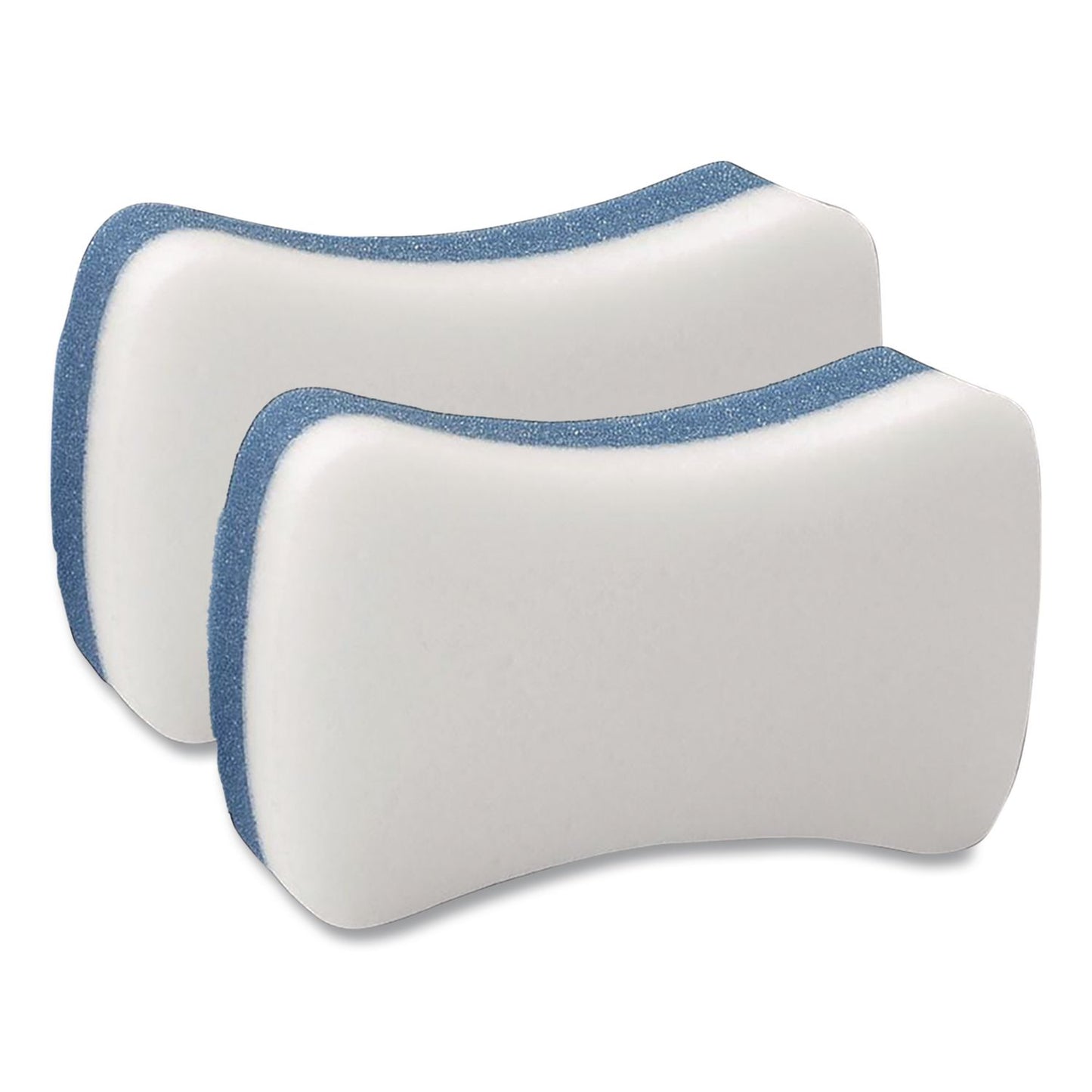Whiteboard Eraser, 4.8 x 2.3 x 1.2, Blue/White, 2/Pack