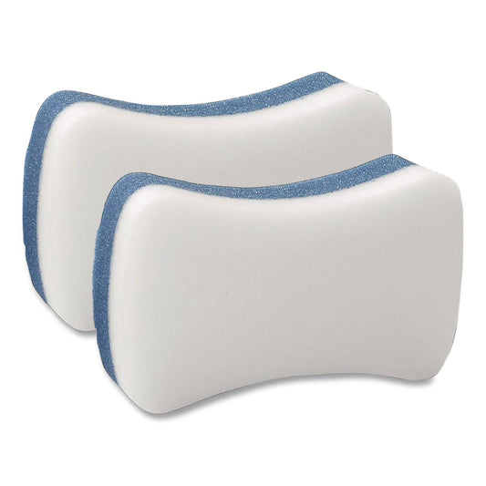 Whiteboard Eraser, 4.8 x 2.3 x 1.2, Blue/White, 2/Pack