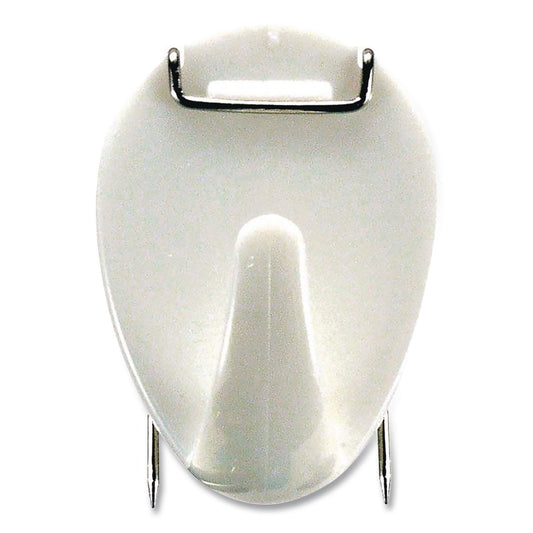 CUBICLE HOOKS, WHITE, 5/PACK