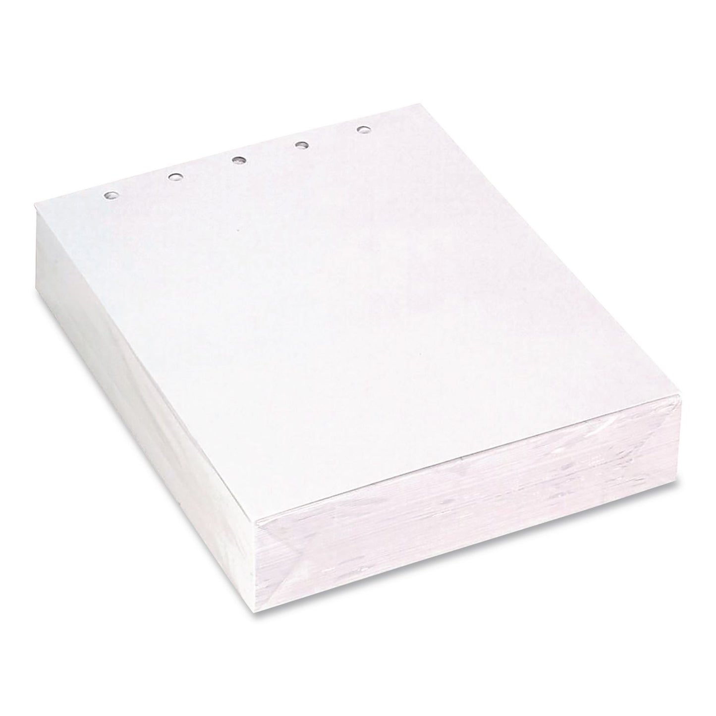 Punched Paper, 92 Bright, Top: 5-Hole, 20 lb Bond Weight, 8.5 x 11, White, 500/Ream