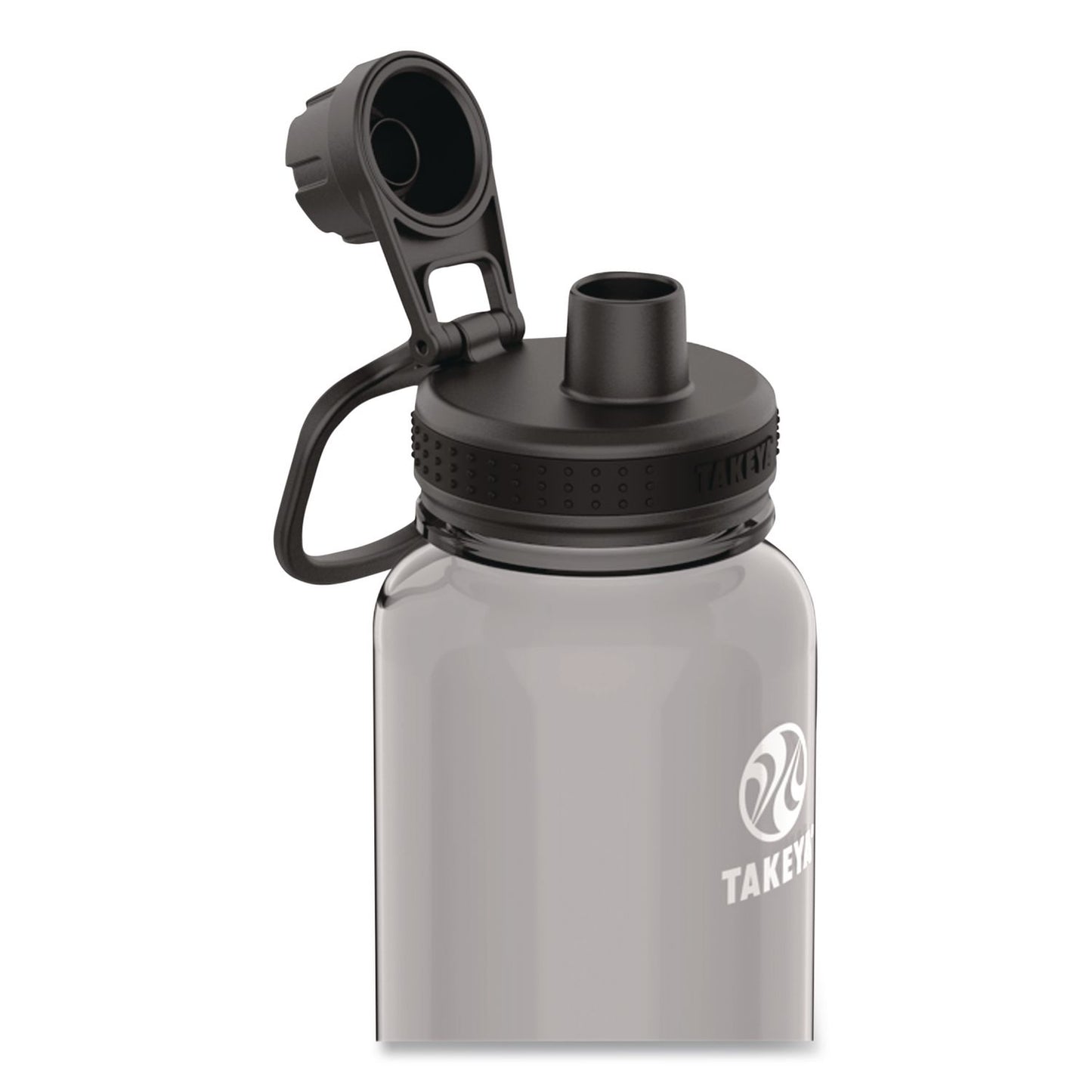 Tritan Plastic Water Bottle, 40 oz, Stormy Black