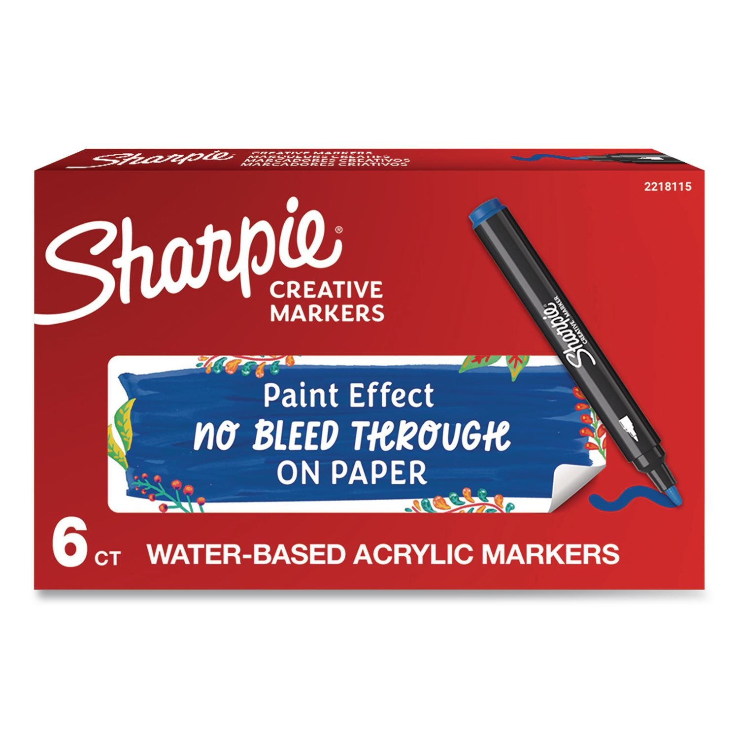 Creative Markers, Bullet Tip, Parang, 6/Pack