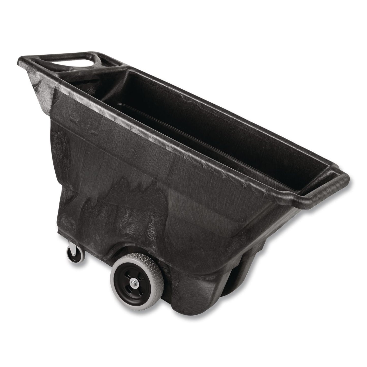 0.5 cu yd Structural Foam Tilt Truck, Utility Duty, 450 lb Capacity, Black
