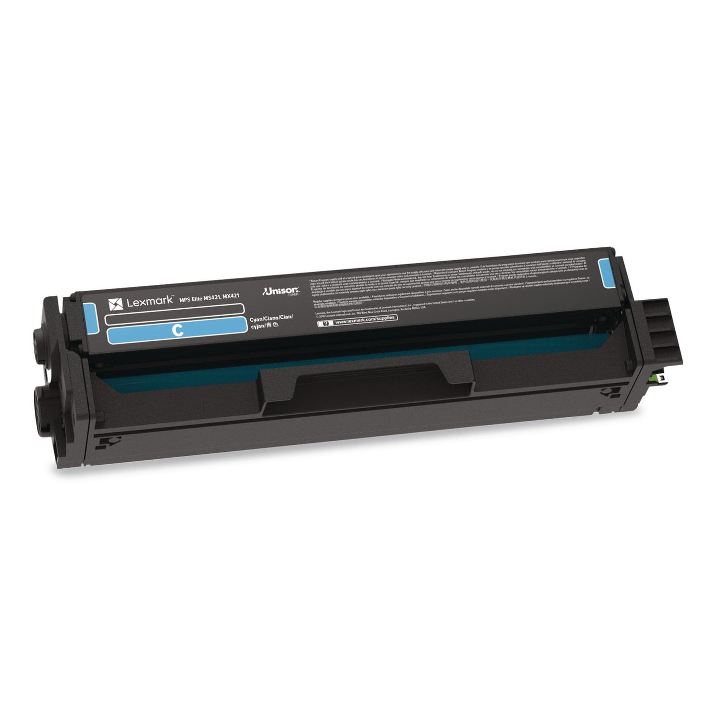 C341xc0 Return Program Extra High-Yield Toner, 4,500 Page-Yield, Cyan