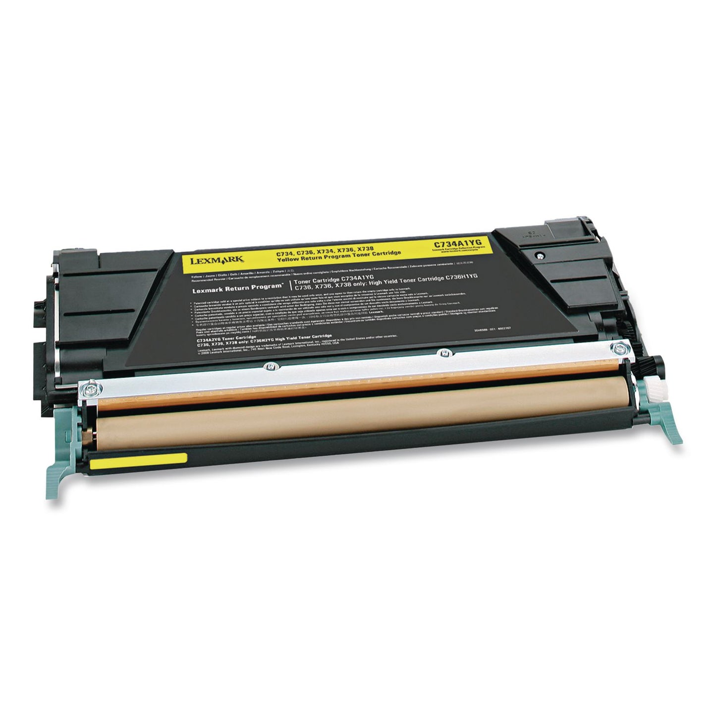 X748h1yg Return Program High-Yield Toner, 10,000 Page-Yield, Yellow