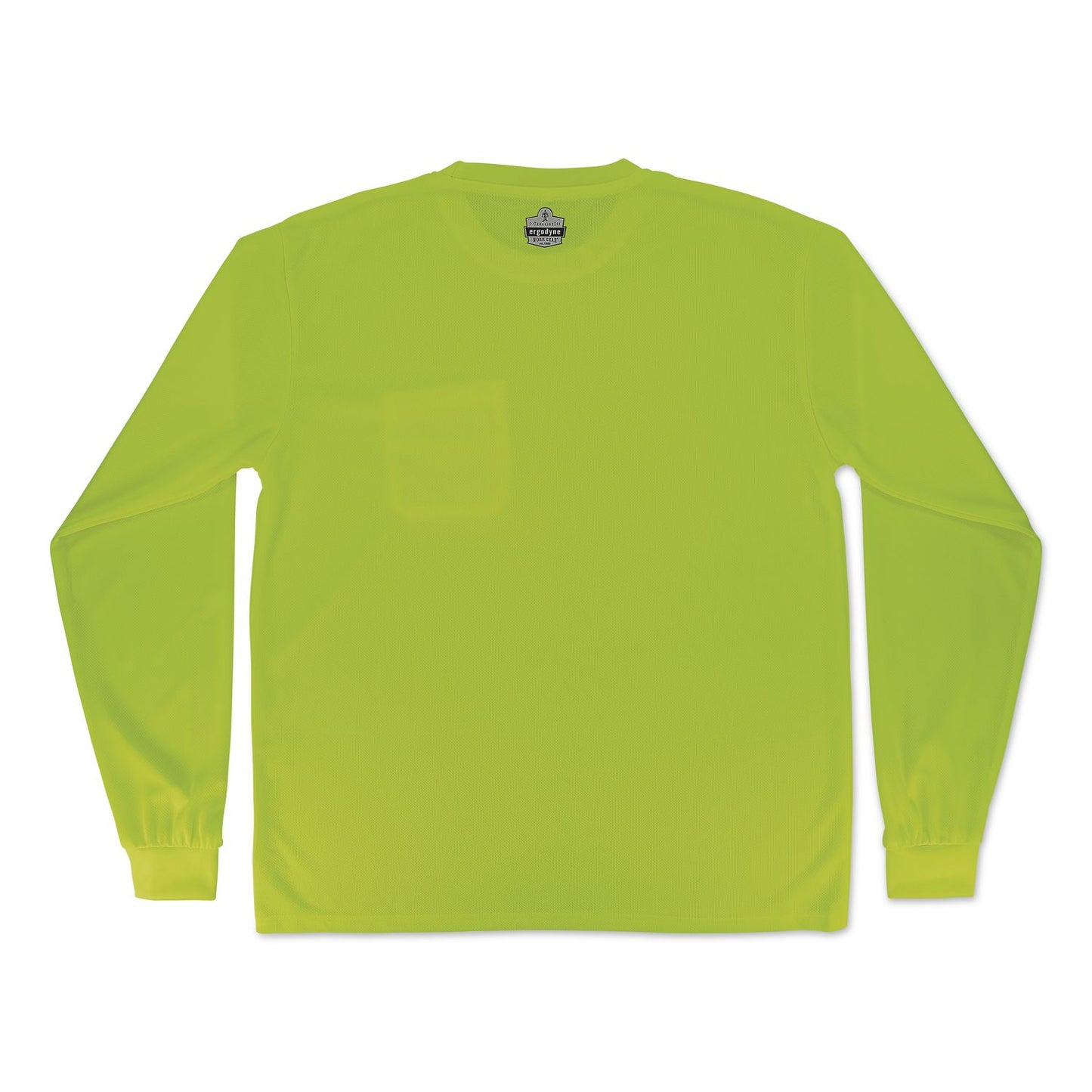 GloWear 8093 Non-Certified Essential Hi-Vis Long Sleeve T-Shirt, Small, Lime