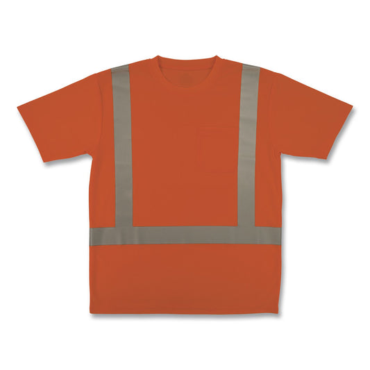 GloWear 8282 Class 2 Essential Hi-Vis T-Shirt, Medium, Orange