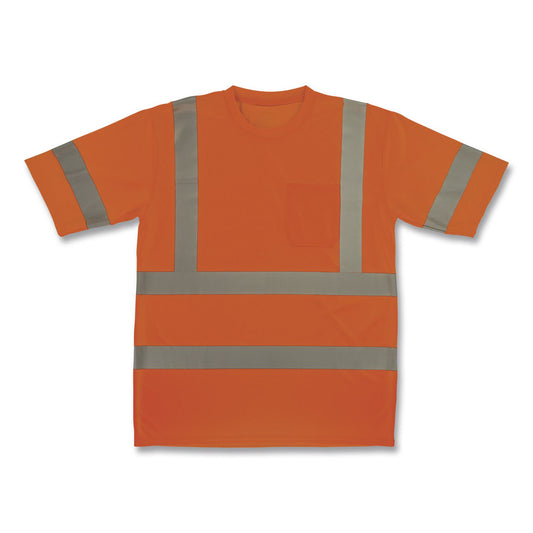 GloWear 8367 Class 3 Essential Hi-Vis T-Shirt, Medium, Orange