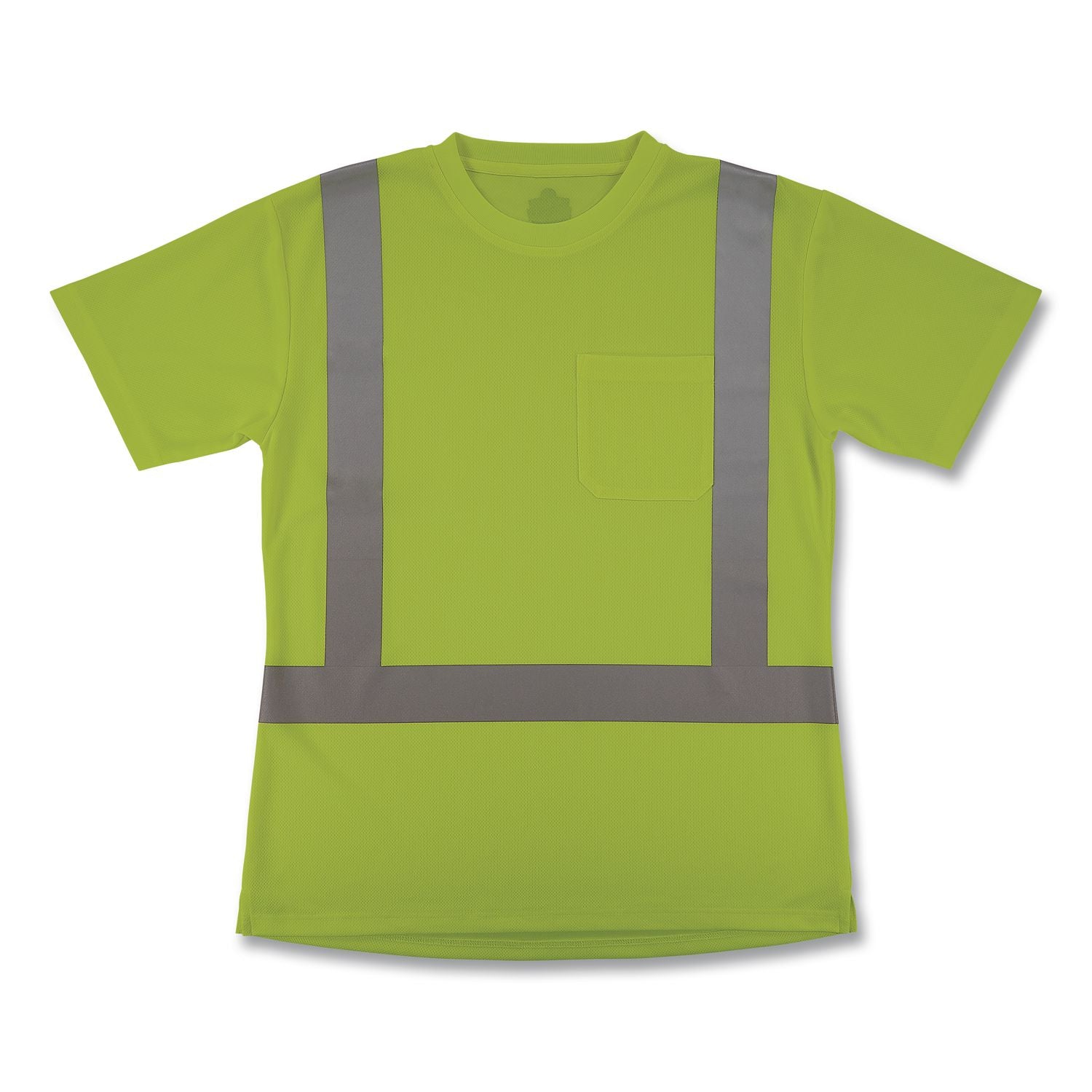 GloWear 8274 Class 2 Women's Essential Hi-Vis T-Shirt, Medium, Lime