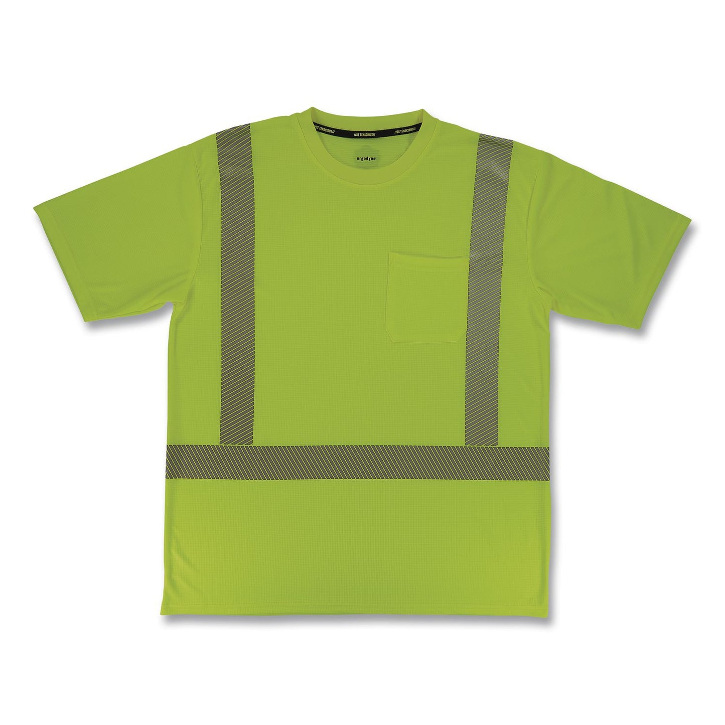 GloWear 8292 Class 2 Performance Hi-Vis T-Shirt, Large, Lime