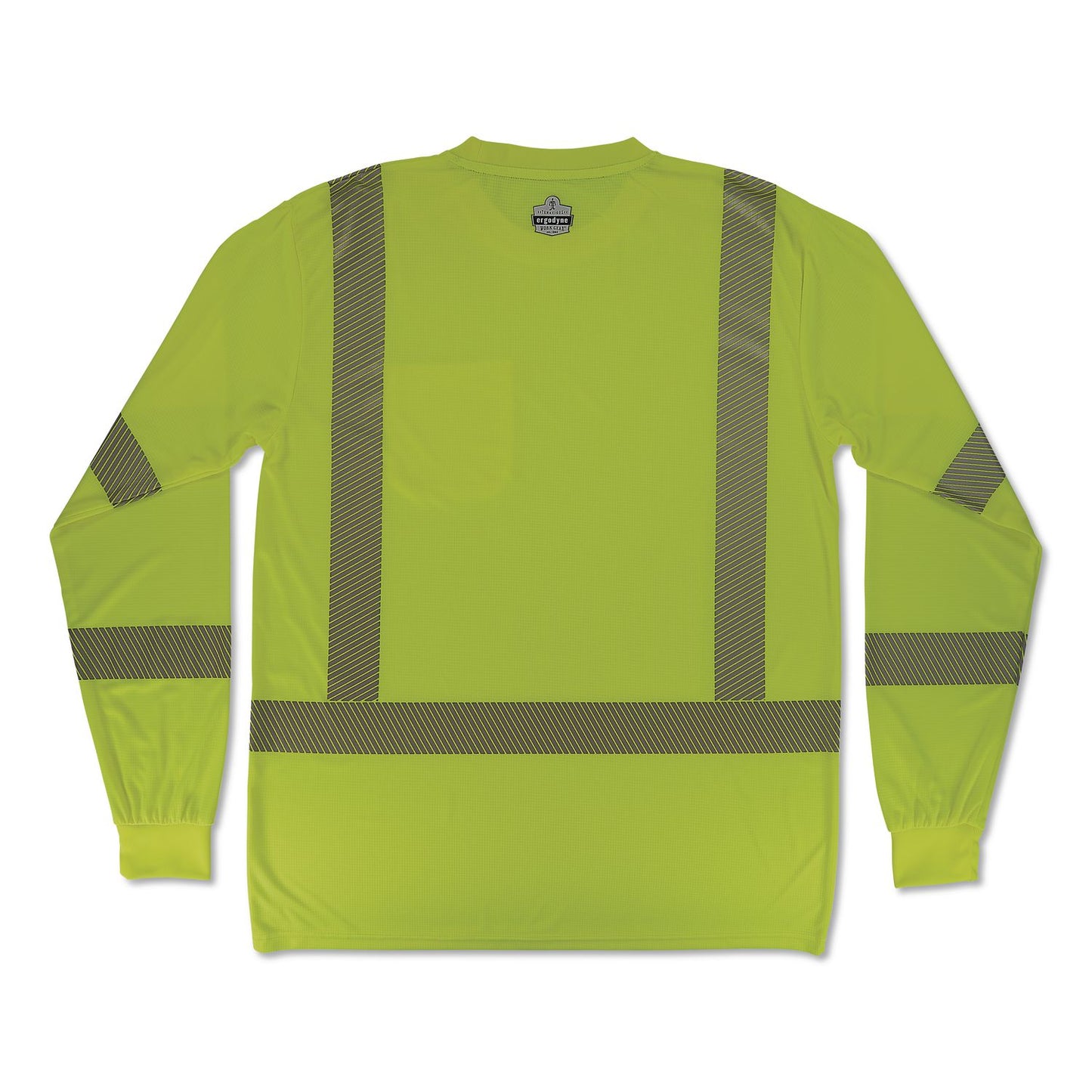 GloWear 8370 Class 3 Performance Hi-Vis Long Sleeve T-Shirt, 3X-Large, Lime