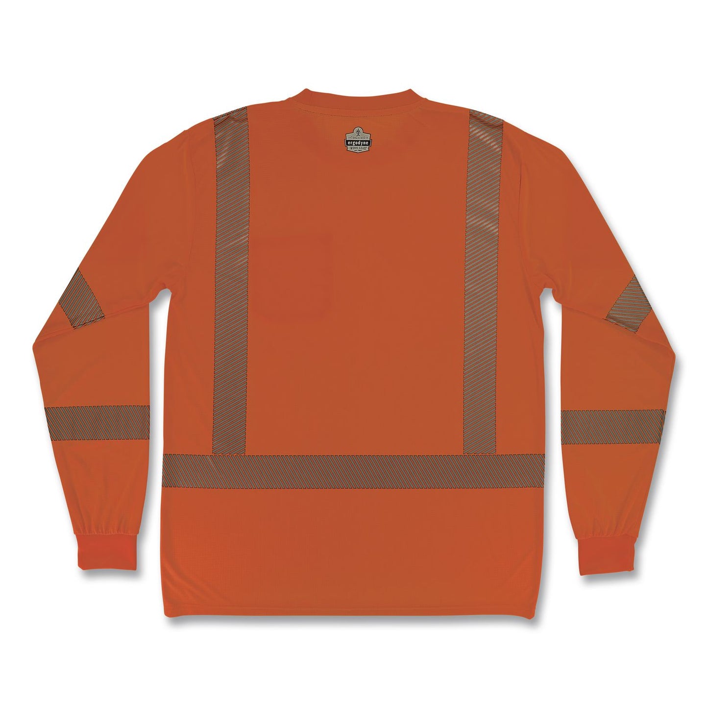 GloWear 8370 Class 3 Performance Hi-Vis Long Sleeve T-Shirt, 5X-Large, Orange