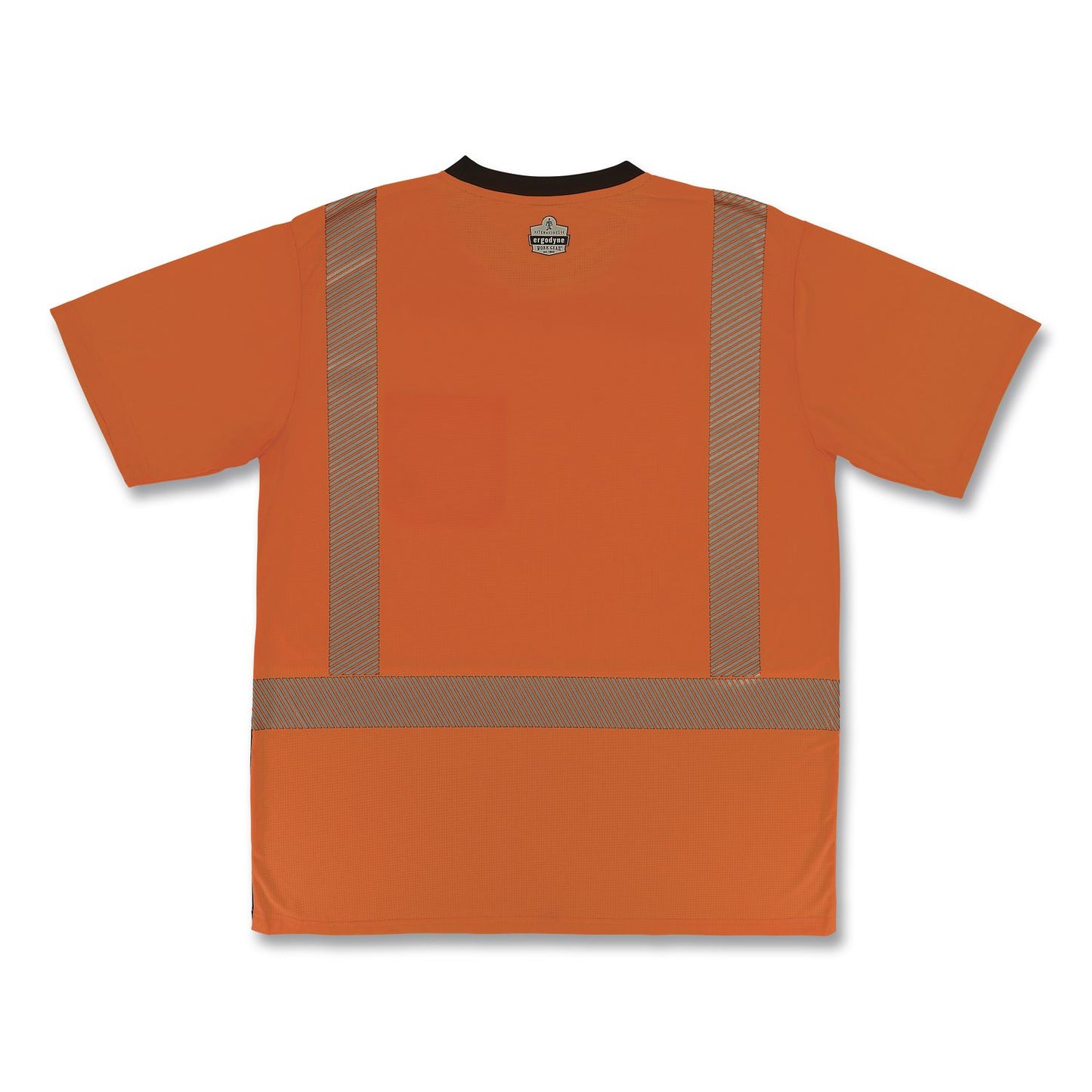 GloWear 8294BK Class 2 Performance Hi-Vis T-Shirt with Black Bottom, 5X-Large, Orange