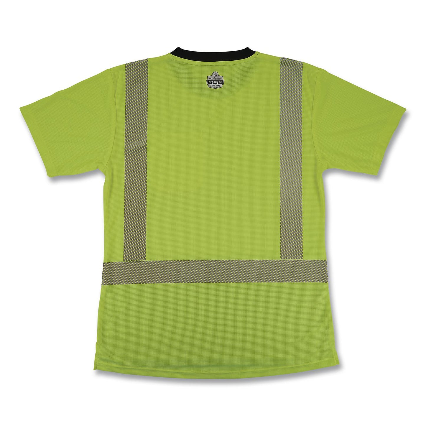 GloWear 8276BK Class 2 Women's Performance Hi-Vis T-Shirt with Black Bottom, 2X-Large, Lime