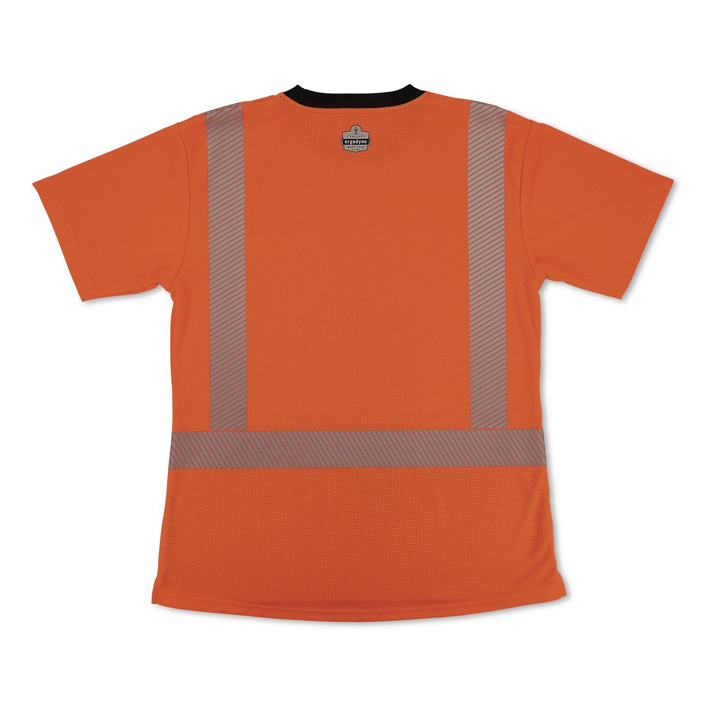 GloWear 8276BK Class 2 Women's Performance Hi-Vis T-Shirt with Black Bottom, X-Large, Orange