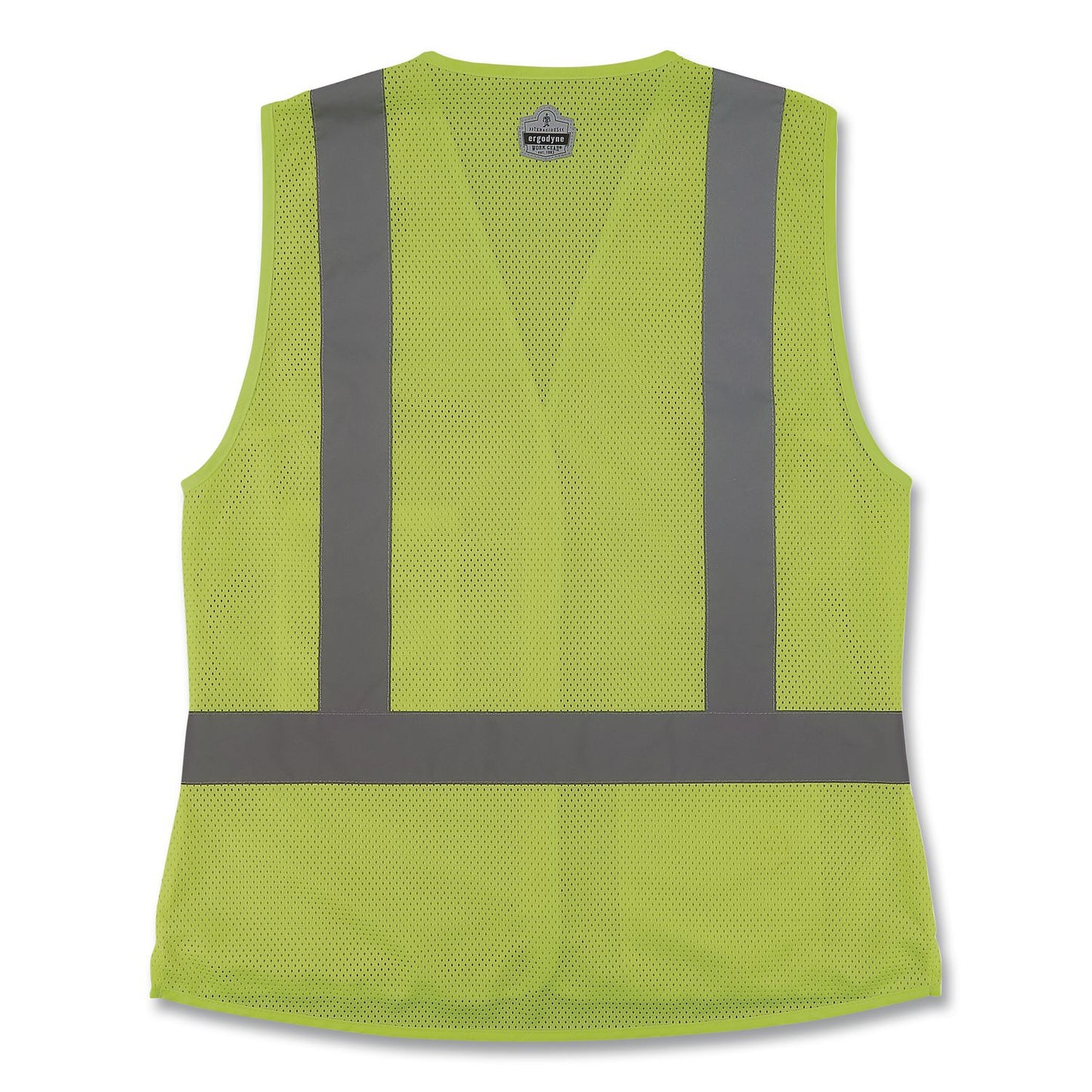GloWear 8210HLW-S Class 2 Women's Hi-Vis Vest with Hook-and-Loop, Polyester, 2X-Large, Lime