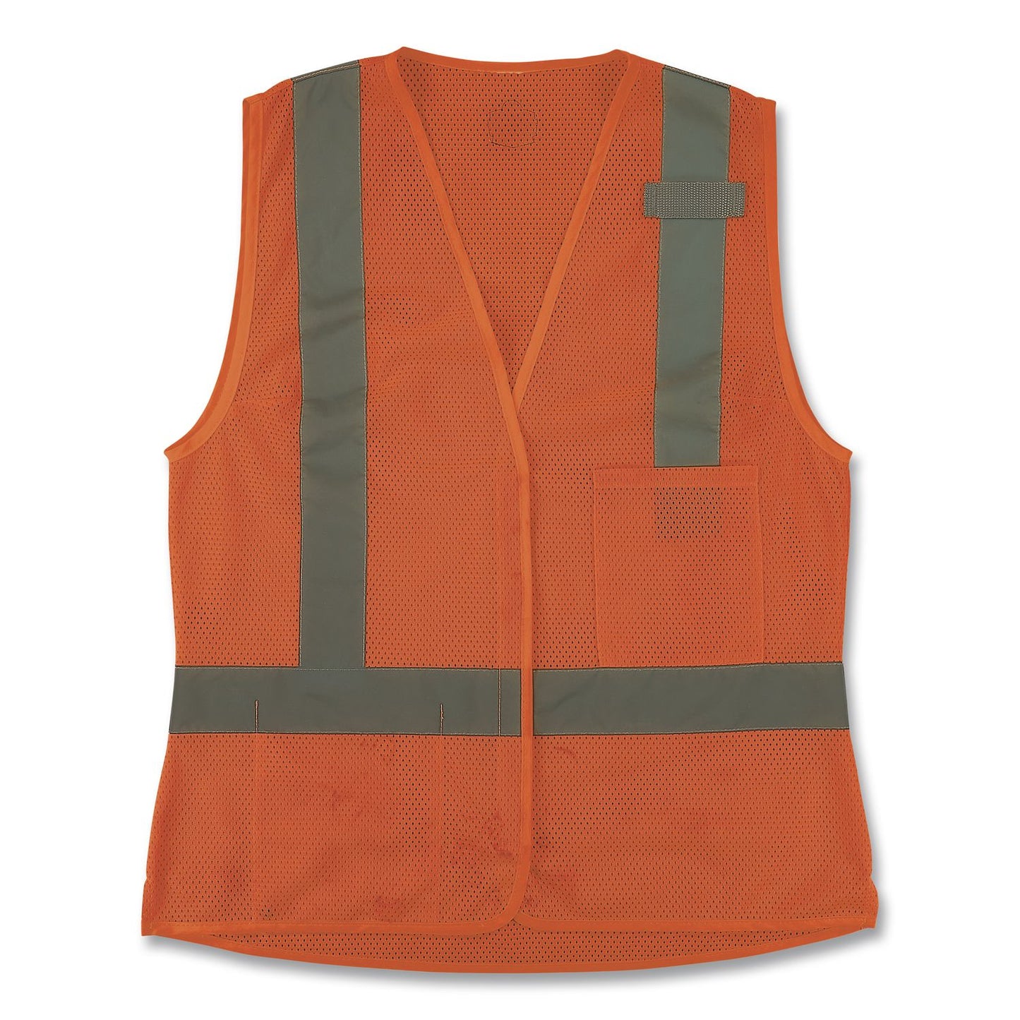 GloWear 8210HLW-S Class 2 Women's Hi-Vis Vest with Hook-and-Loop, Polyester, 3X-Large, Orange