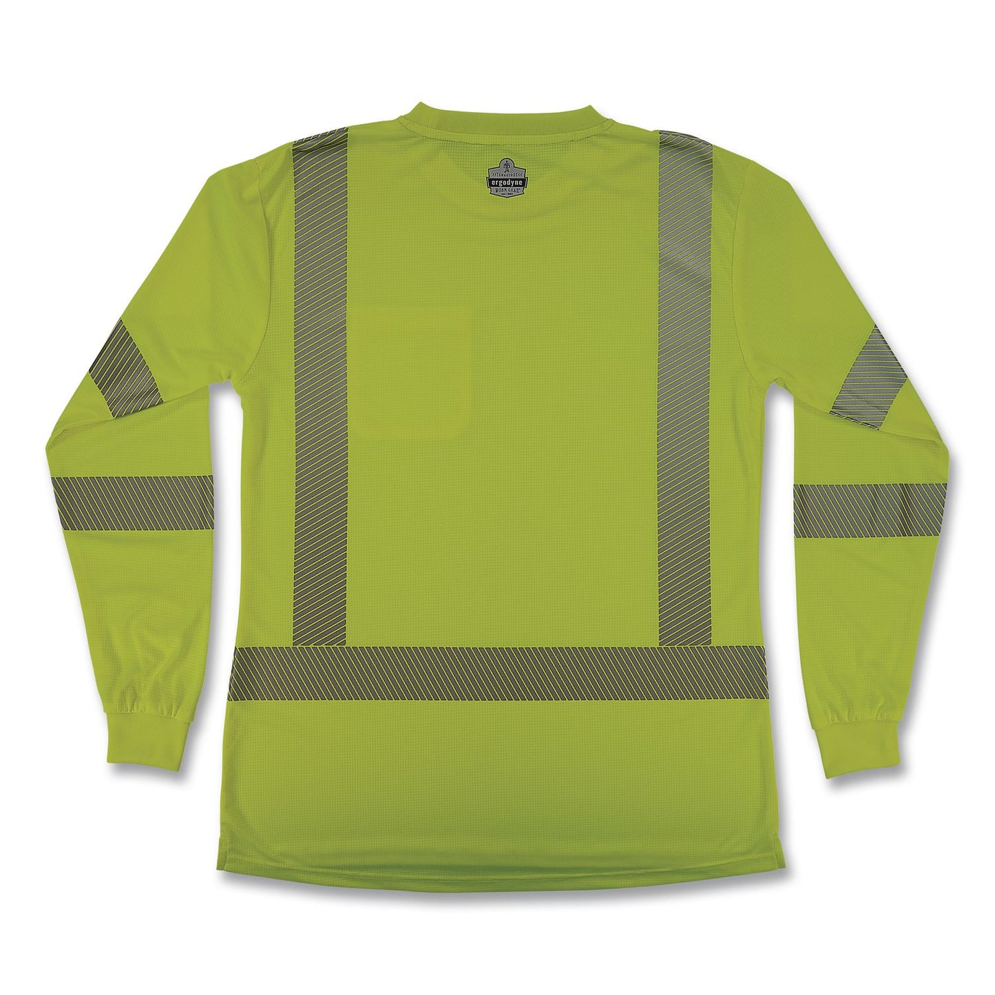 GloWear 8387 Class 3 Women's Performance Hi-Vis Long Sleeve T-Shirt, 2X-Large, Lime