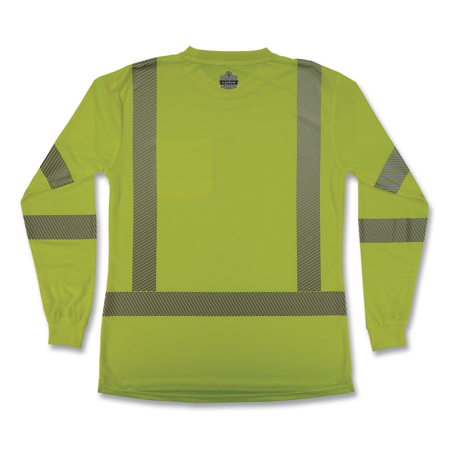 GloWear 8387 Class 3 Women's Performance Hi-Vis Long Sleeve T-Shirt, 3X-Large, Lime
