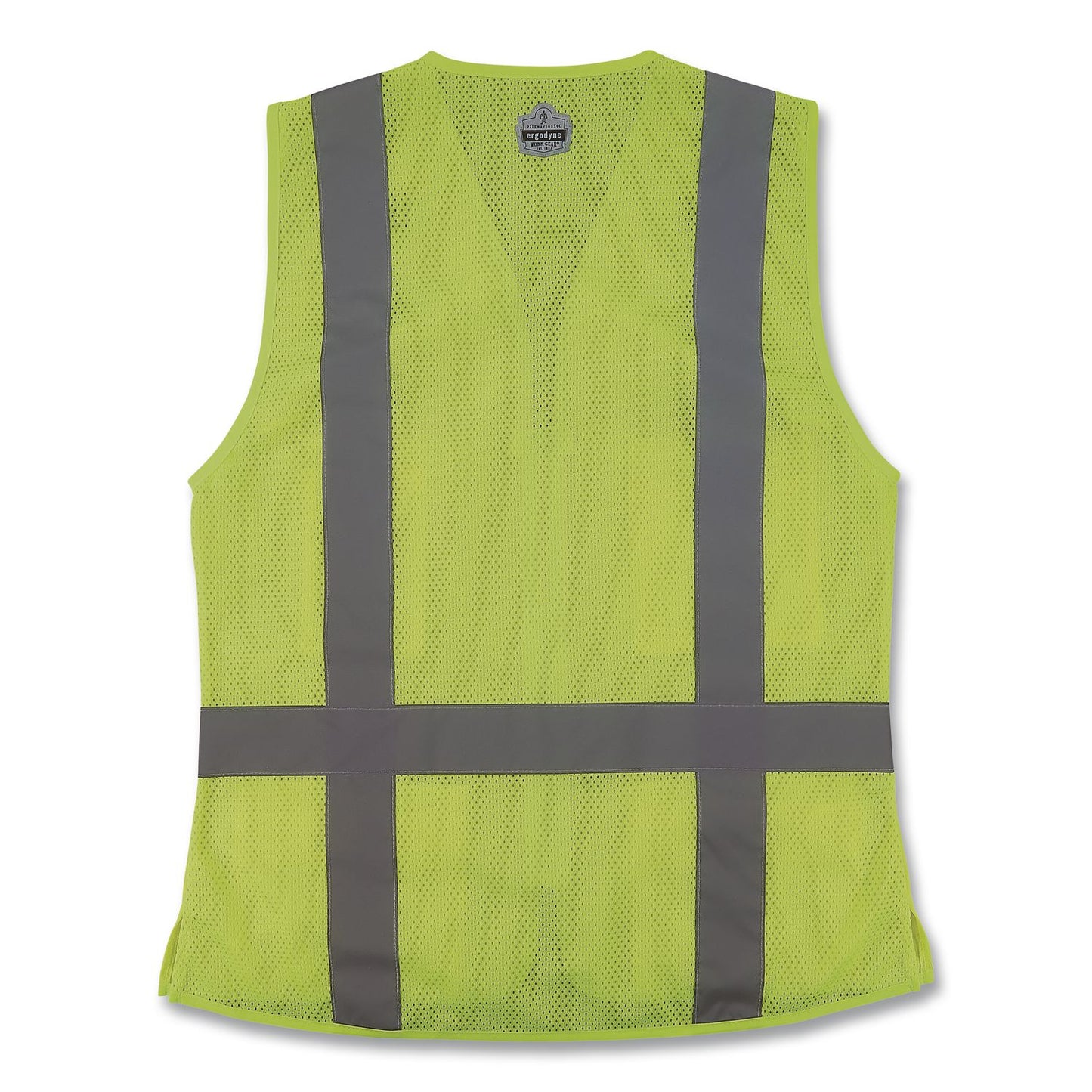 GloWear 8247ZW-S Class 2 Women's Hi-Vis Surveyor Vest with Zipper, Polyester, Medium, Lime