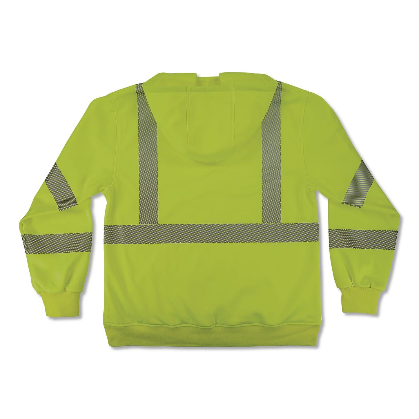 GloWear 8304W Class 3 Women's Performance Hi-Vis Hooded Sweatshirt, Medium, Lime