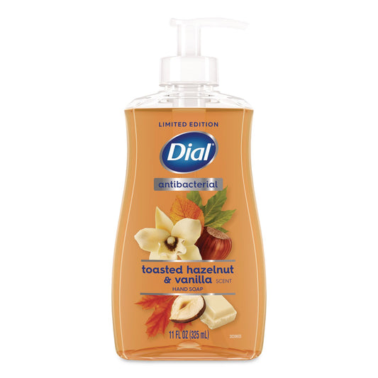 Antibacterial Liquid Hand Soap, Limited Edition, Toasted Hazelnut and Vanilla Scent, 11 oz Pump Bottle